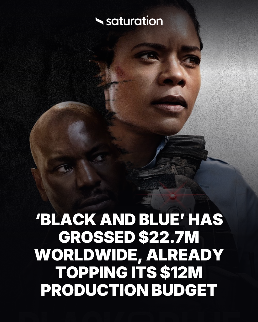 Black and Blue share card