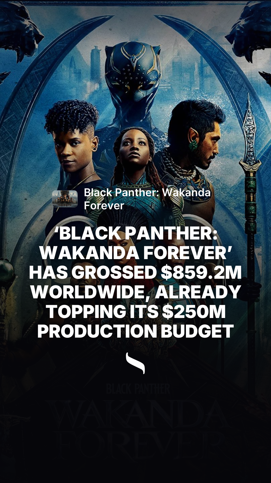 Black Panther: Wakanda Forever share card