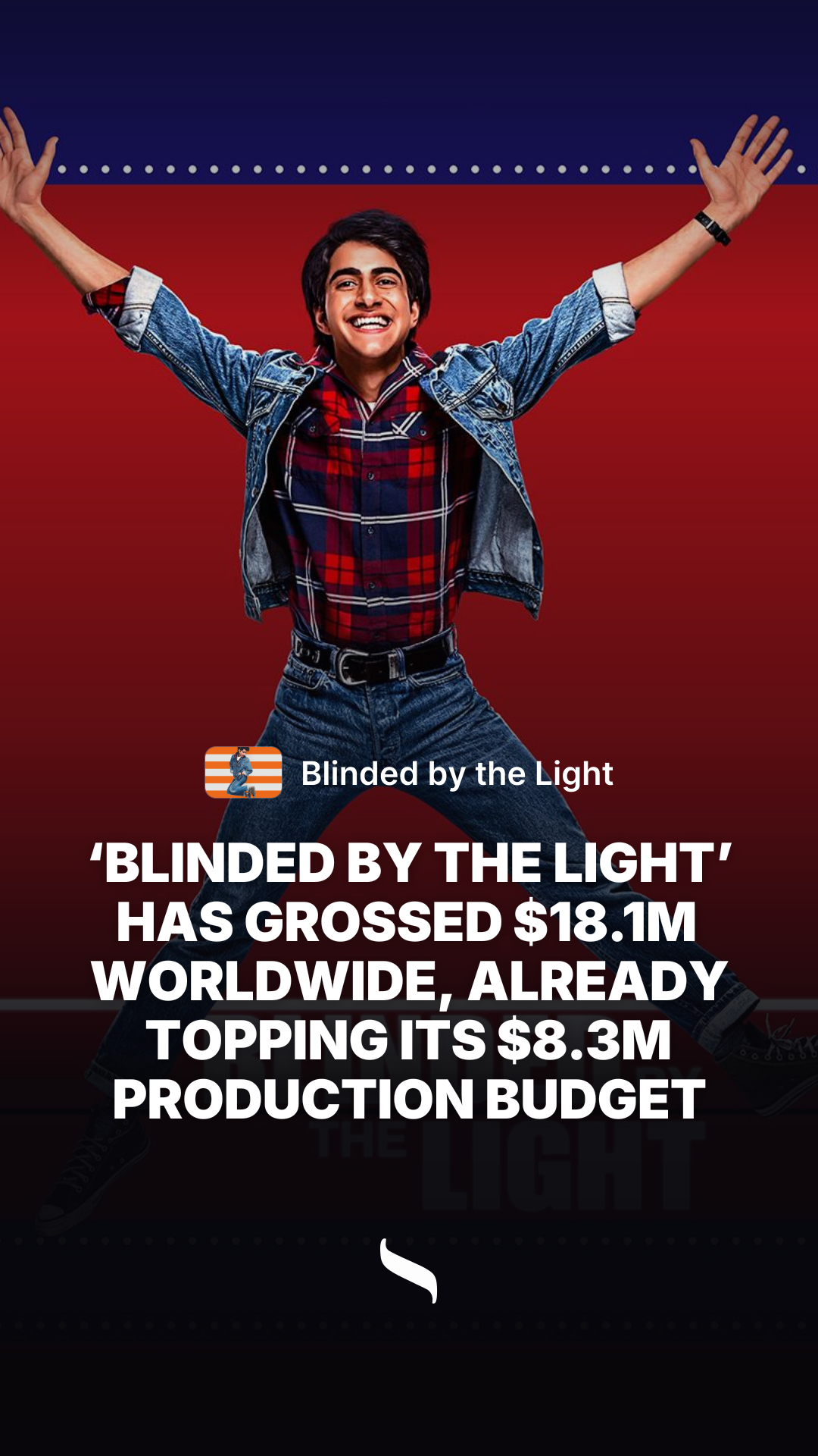 Blinded by the Light share card