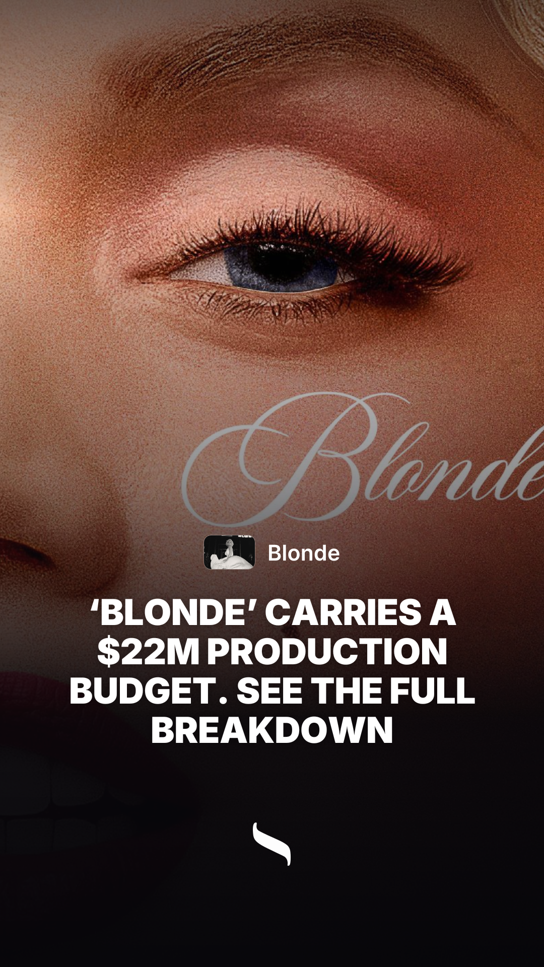 Blonde share card