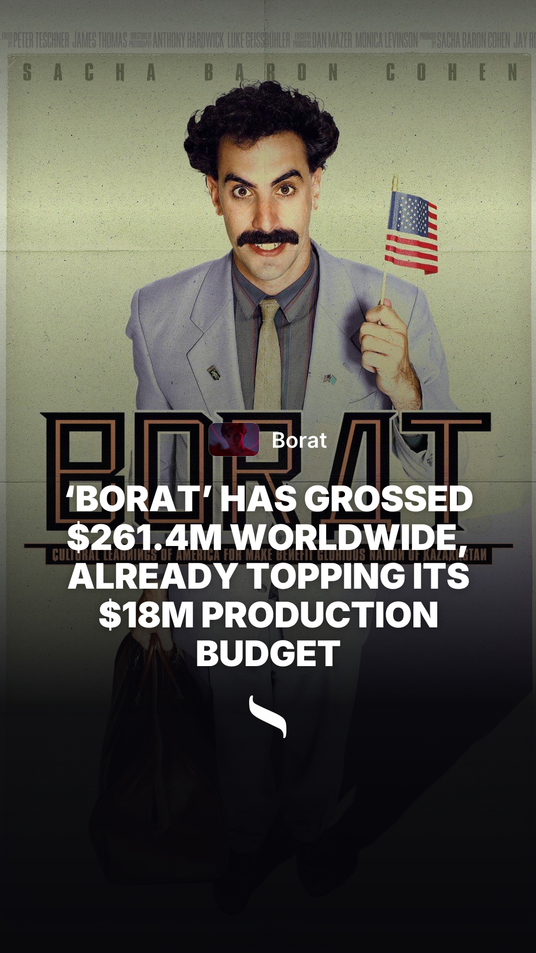 Borat share card