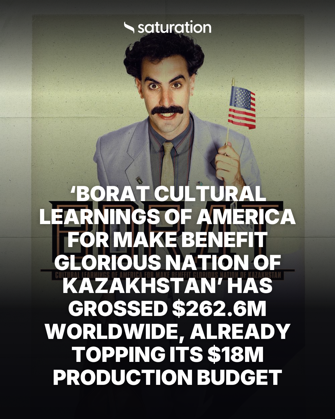 Borat Cultural Learnings of America for Make Benefit Glorious Nation of Kazakhstan share card