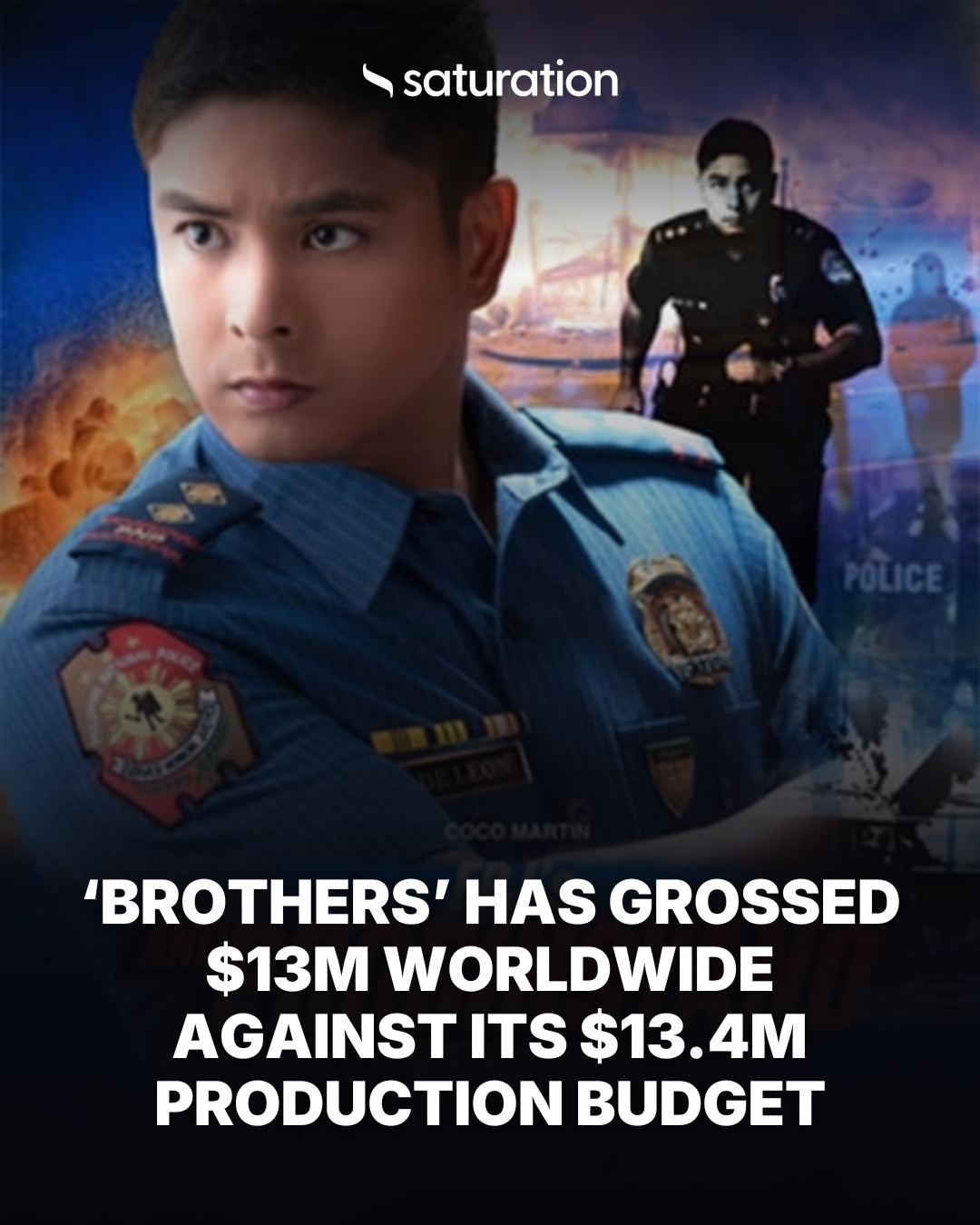 Brothers share card
