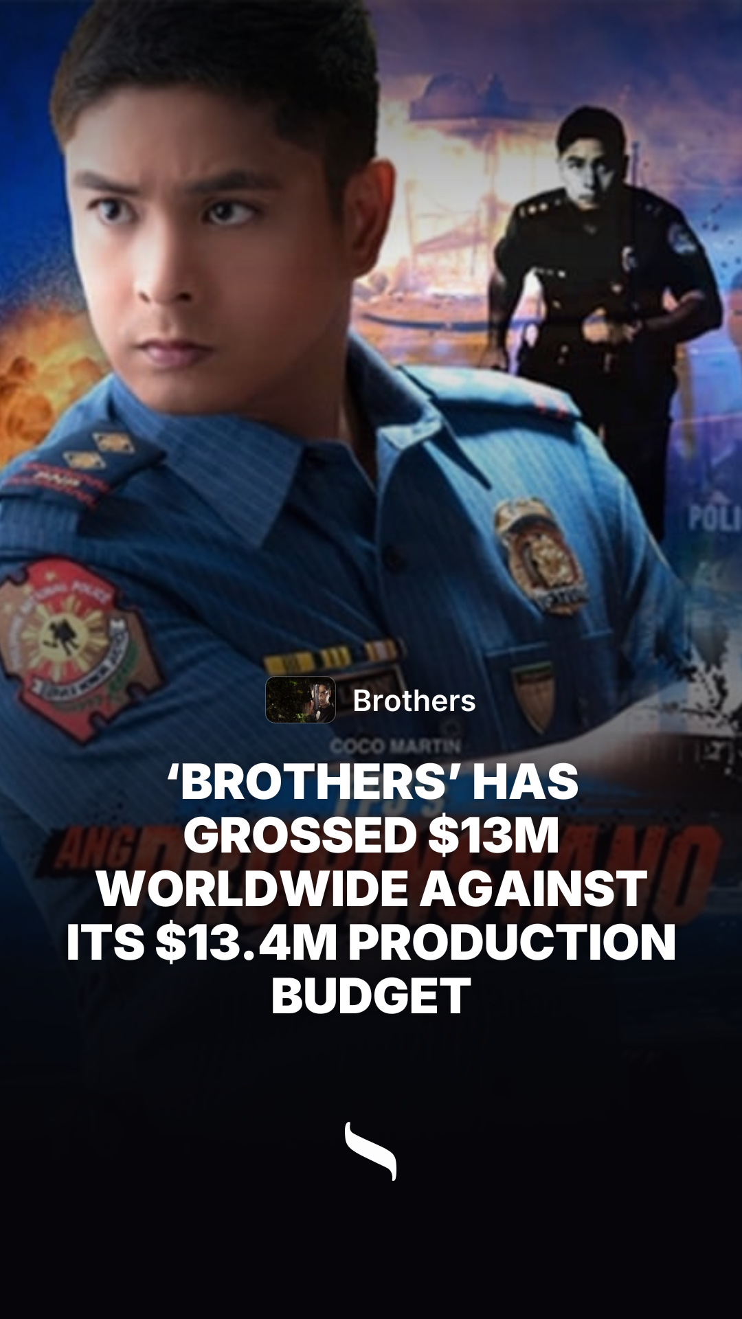 Brothers share card