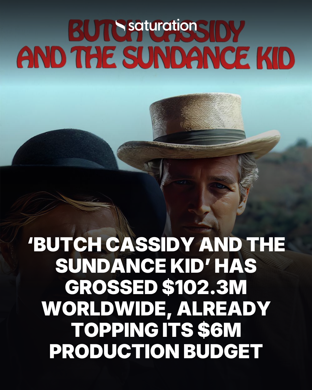 Butch Cassidy and the Sundance Kid share card