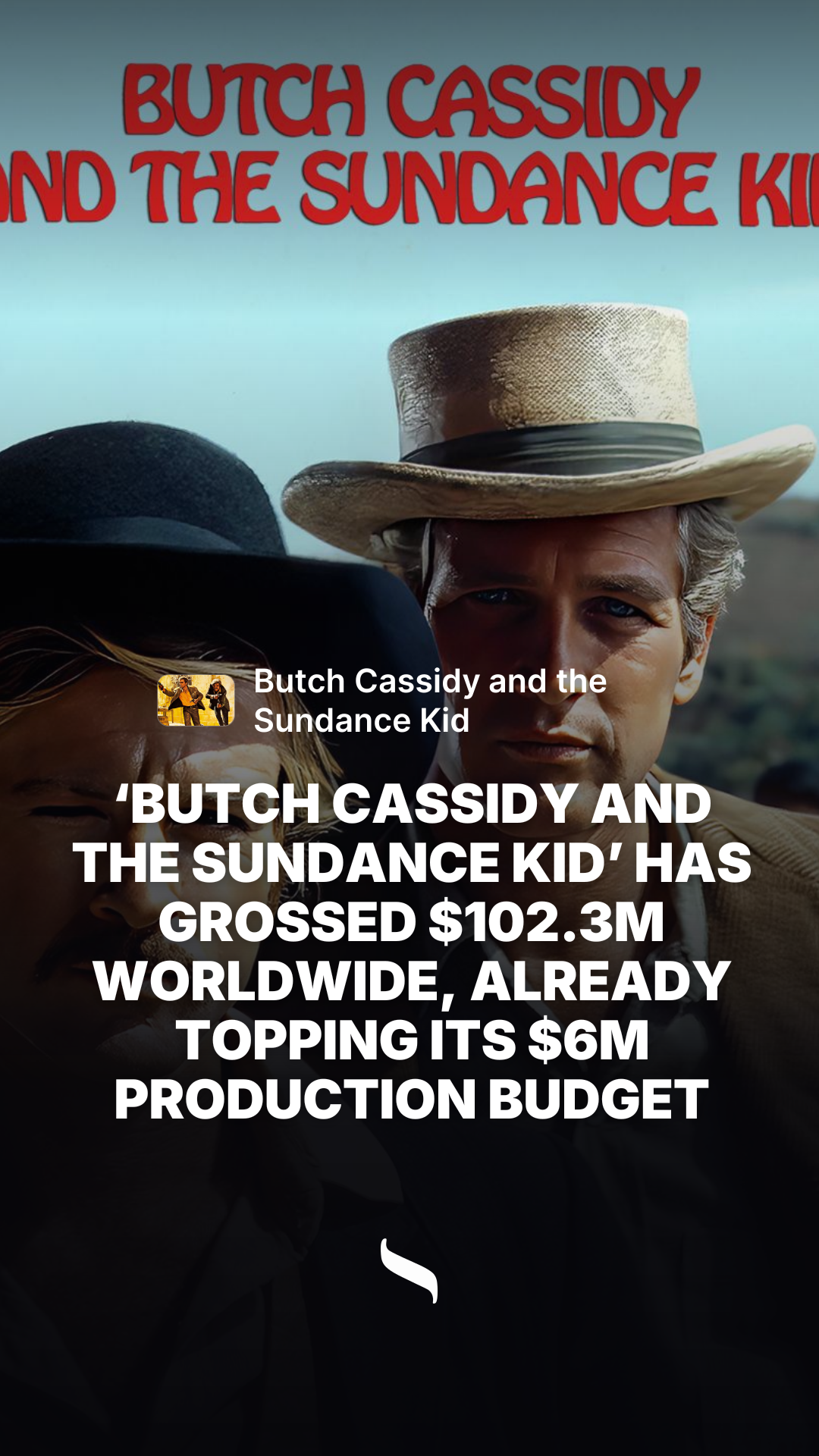 Butch Cassidy and the Sundance Kid share card