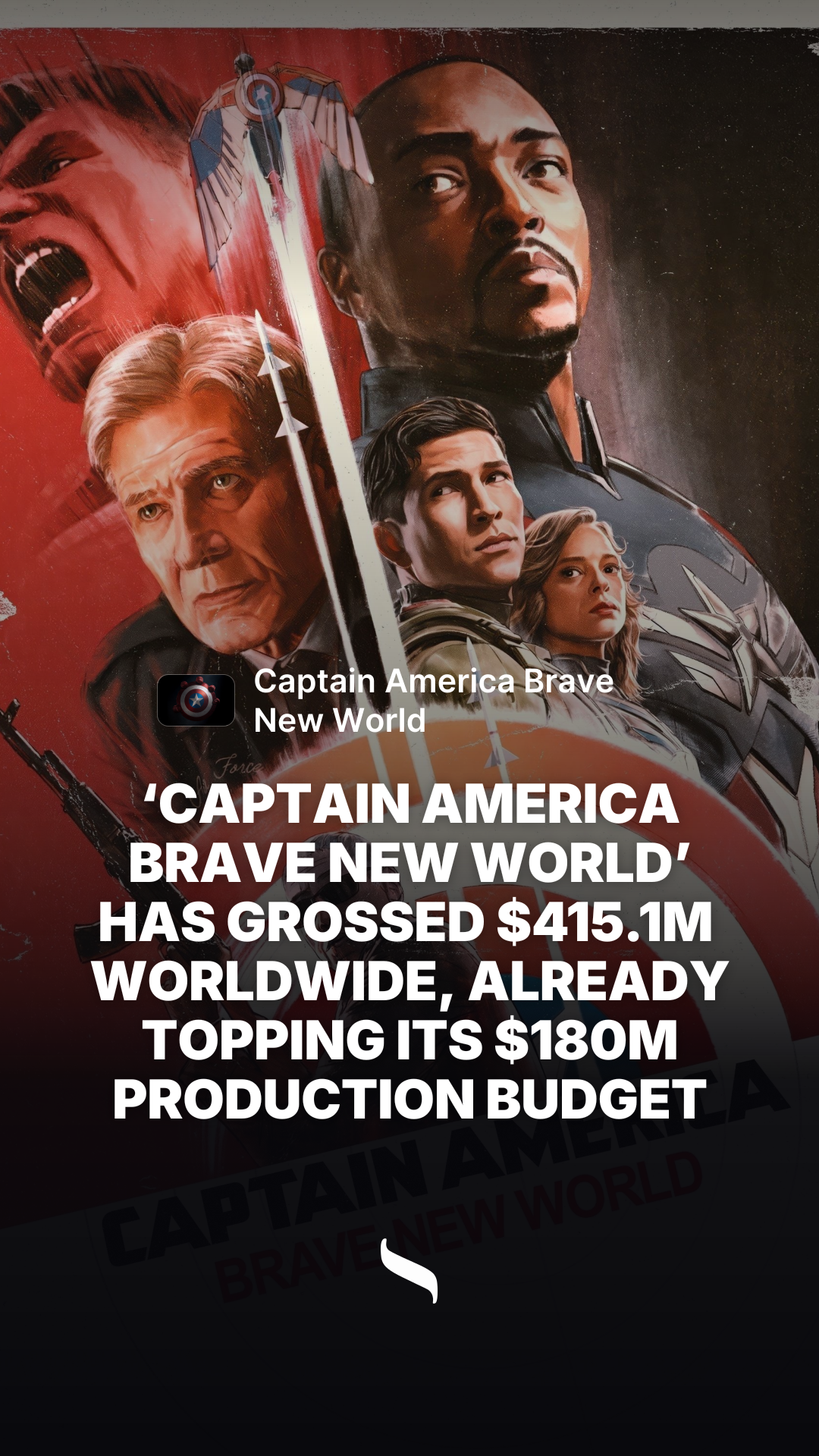 Captain America Brave New World share card
