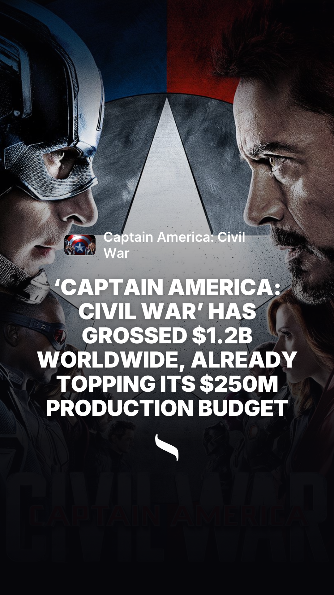 Captain America: Civil War share card