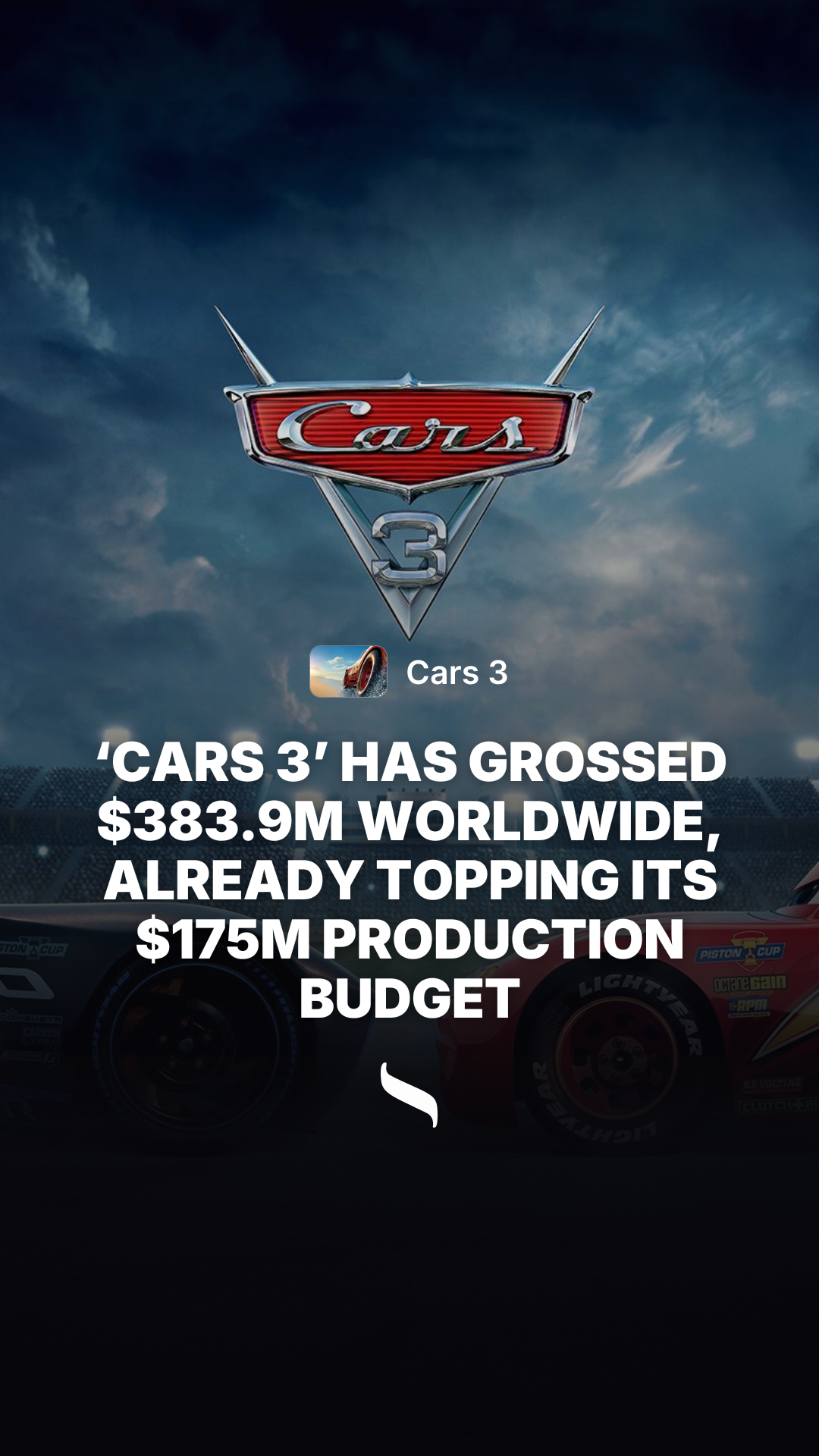 Cars 3 share card