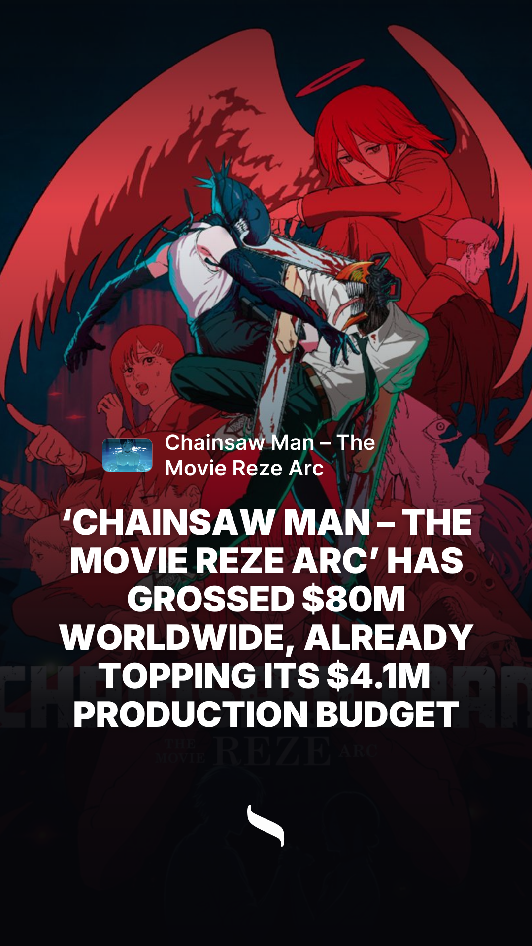 Chainsaw Man – The Movie Reze Arc share card