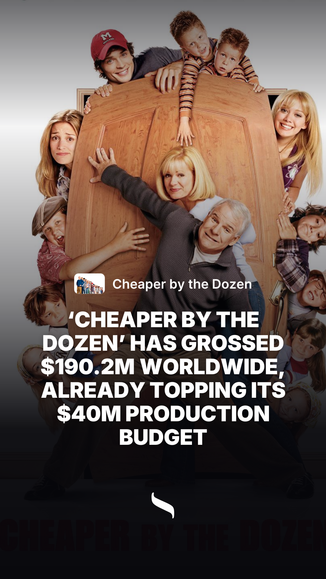Cheaper by the Dozen share card
