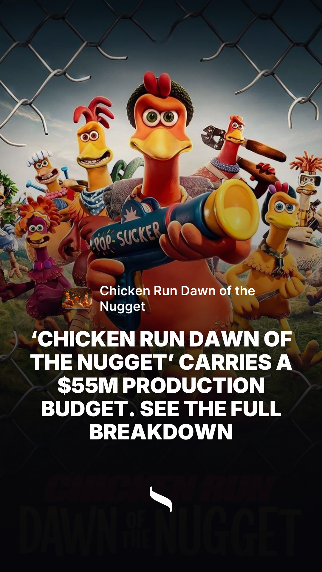 Chicken Run Dawn of the Nugget share card