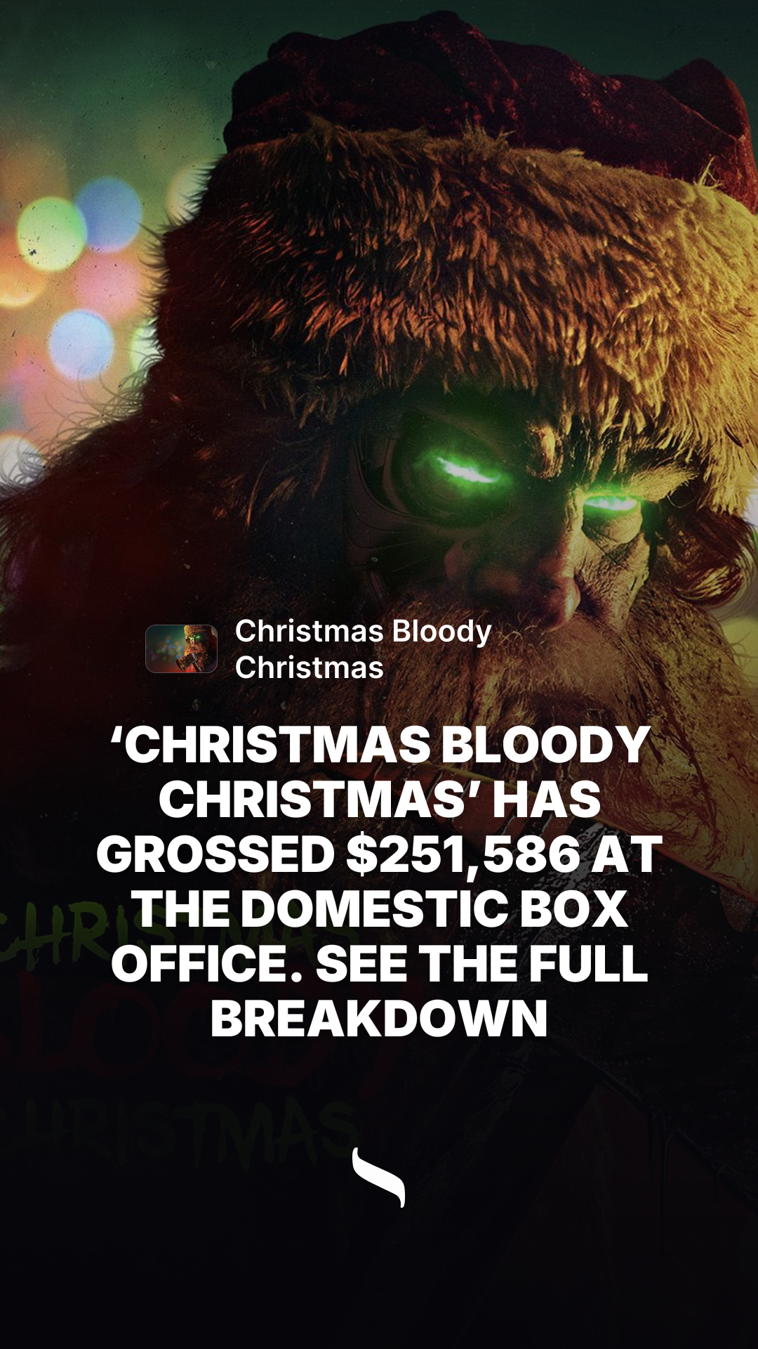 Christmas Bloody Christmas share card