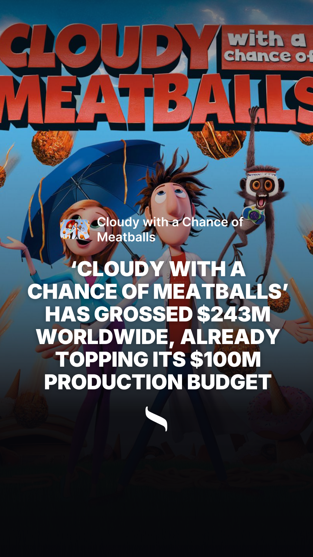 Cloudy with a Chance of Meatballs share card
