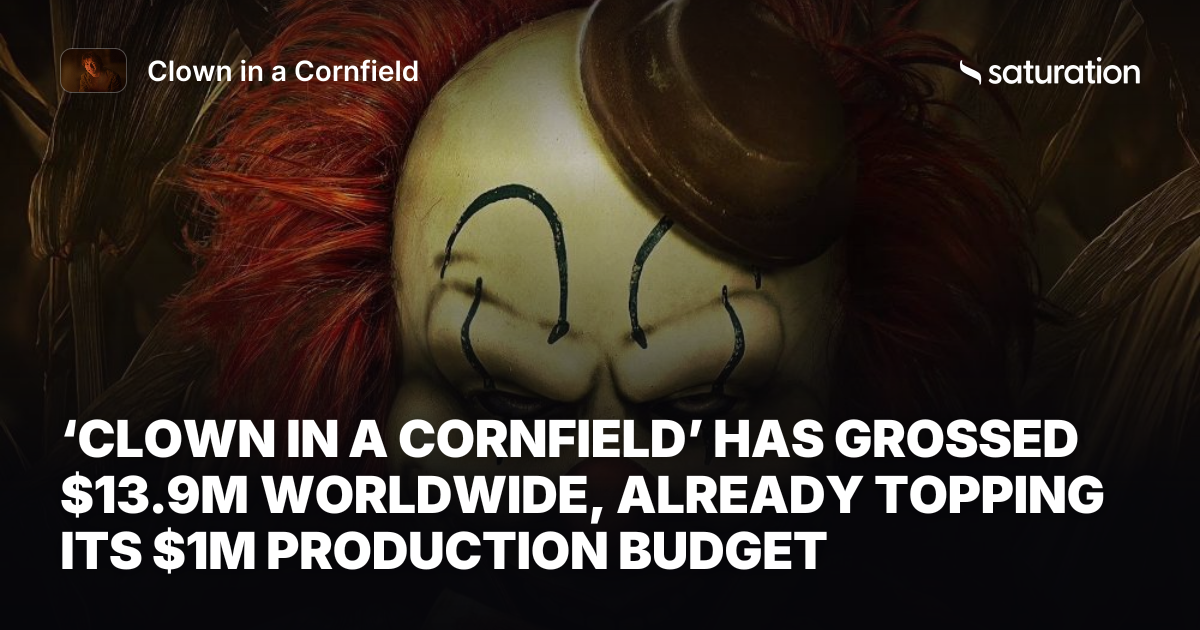 Clown in a Cornfield share card