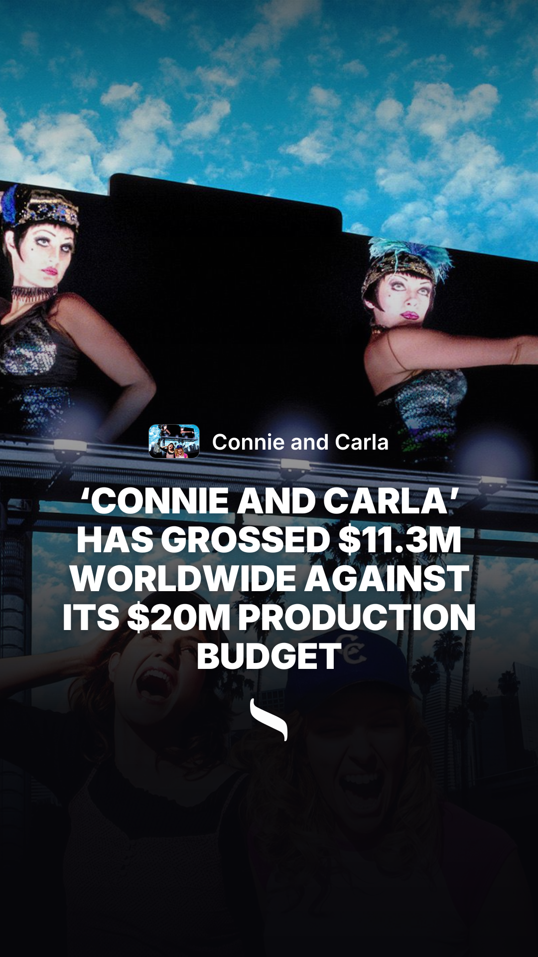 Connie and Carla share card