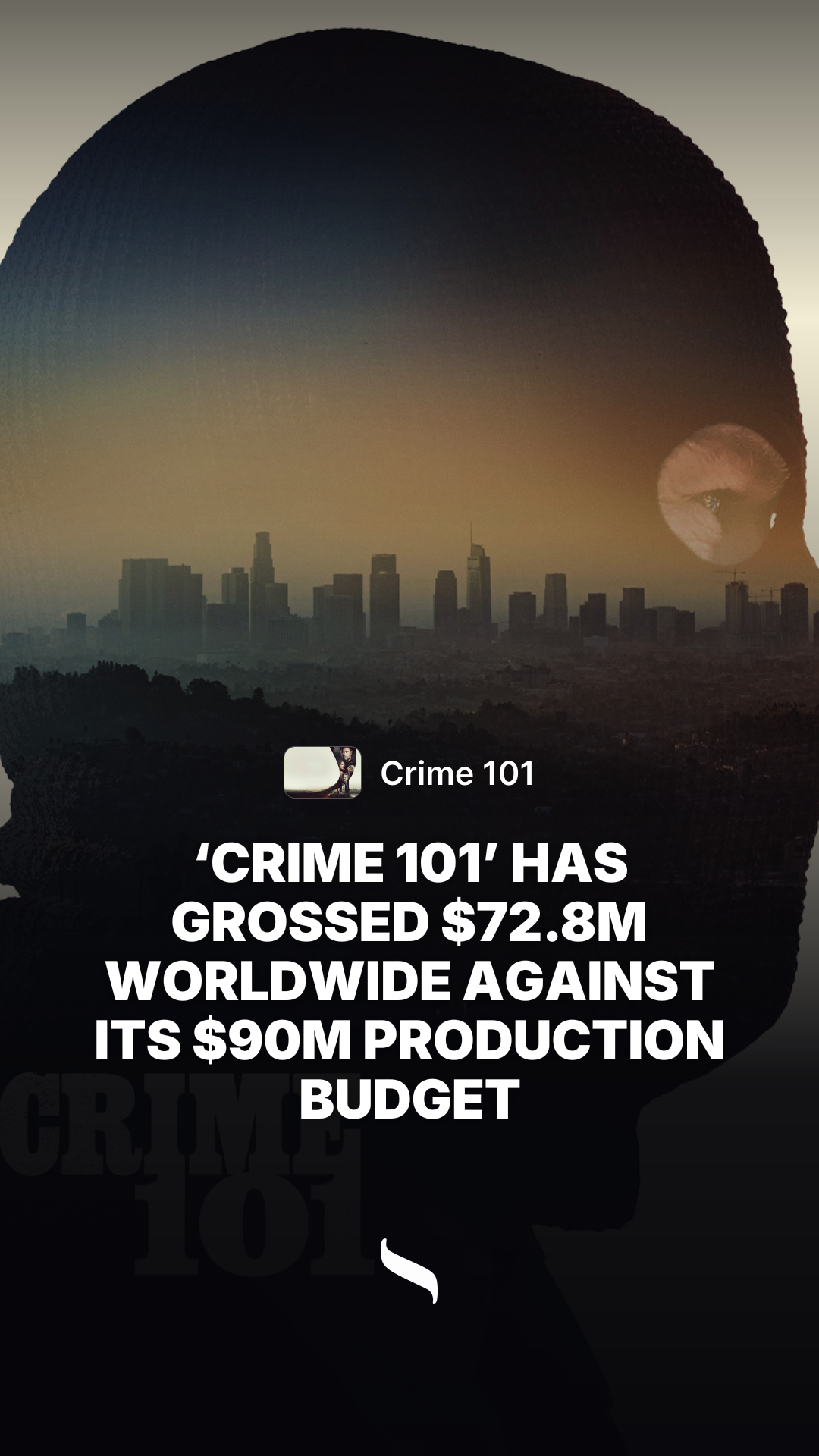 Crime 101 share card