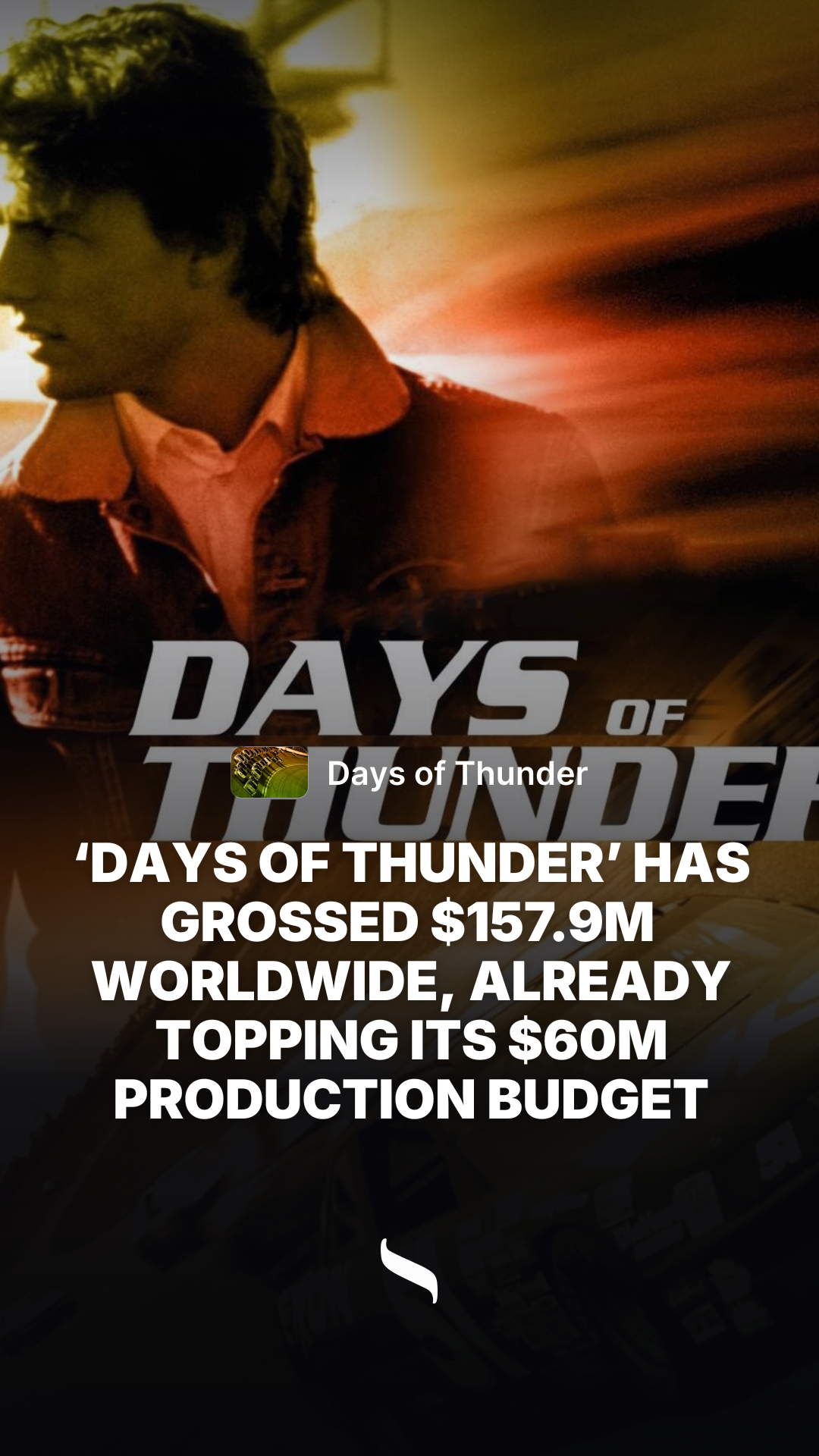 Days of Thunder share card