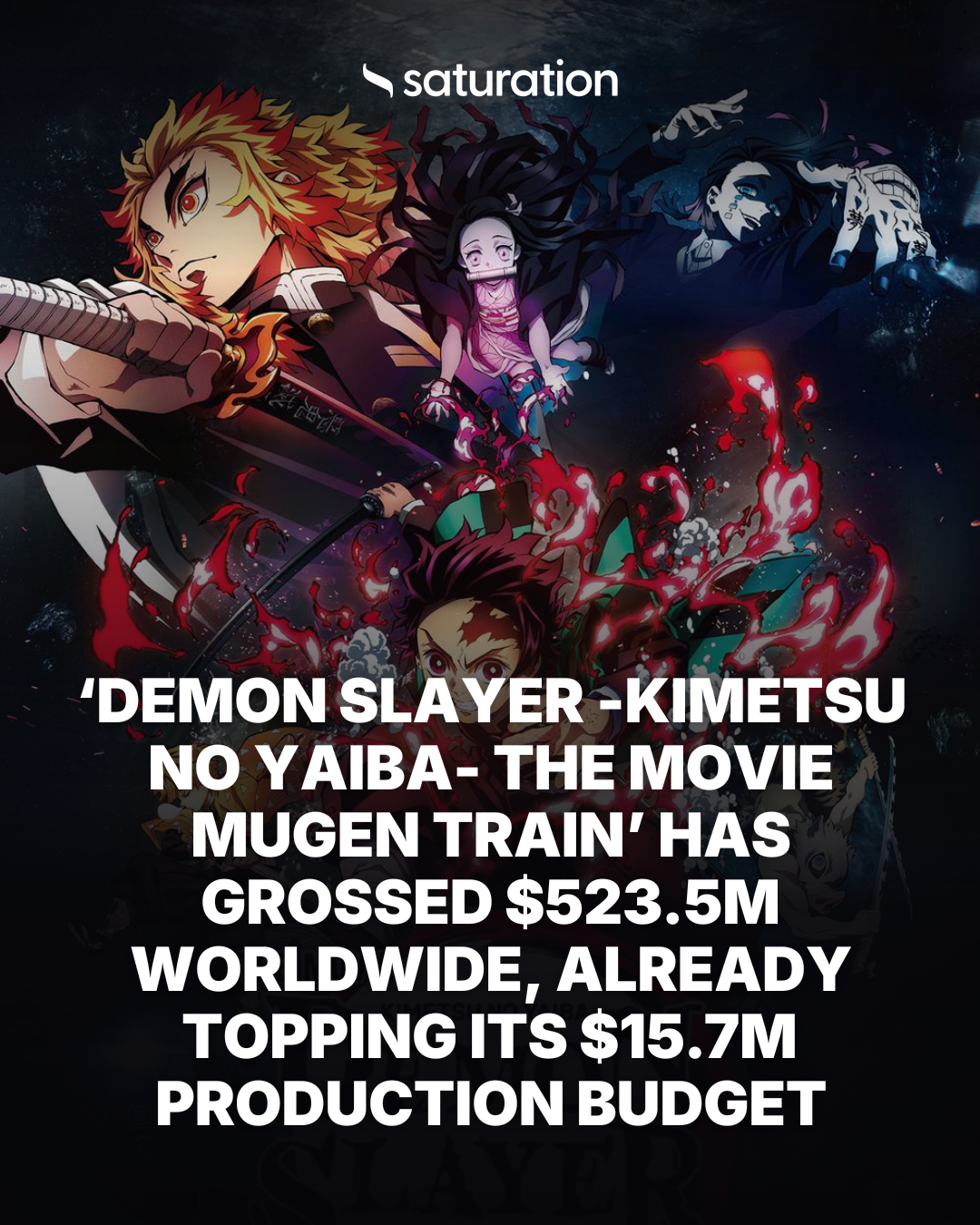 Demon Slayer -Kimetsu no Yaiba- The Movie Mugen Train share card