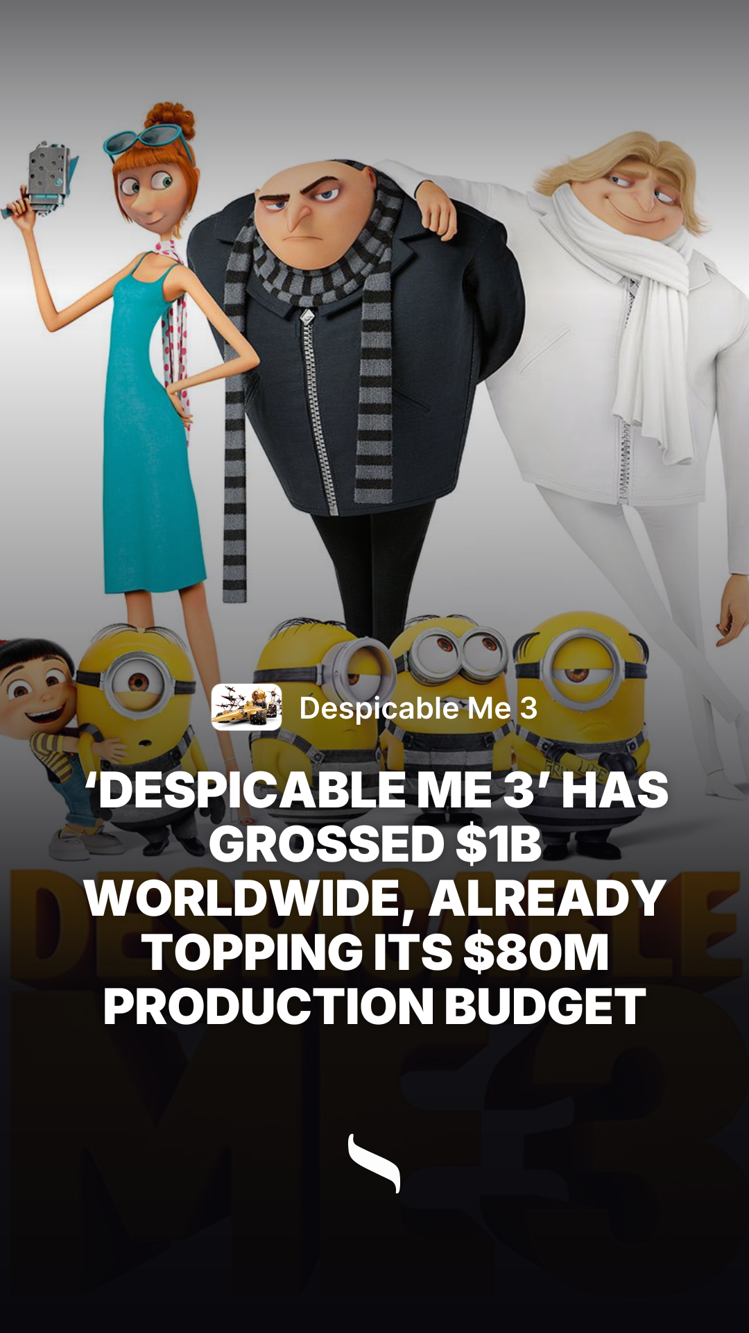 Despicable Me 3 share card
