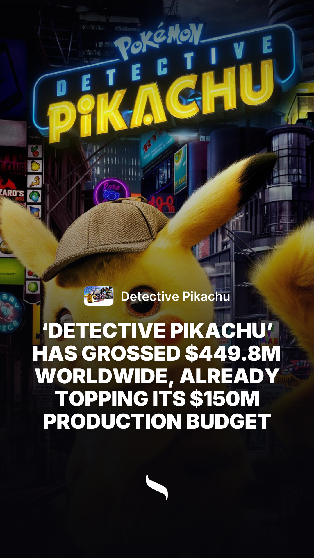 Detective Pikachu share card