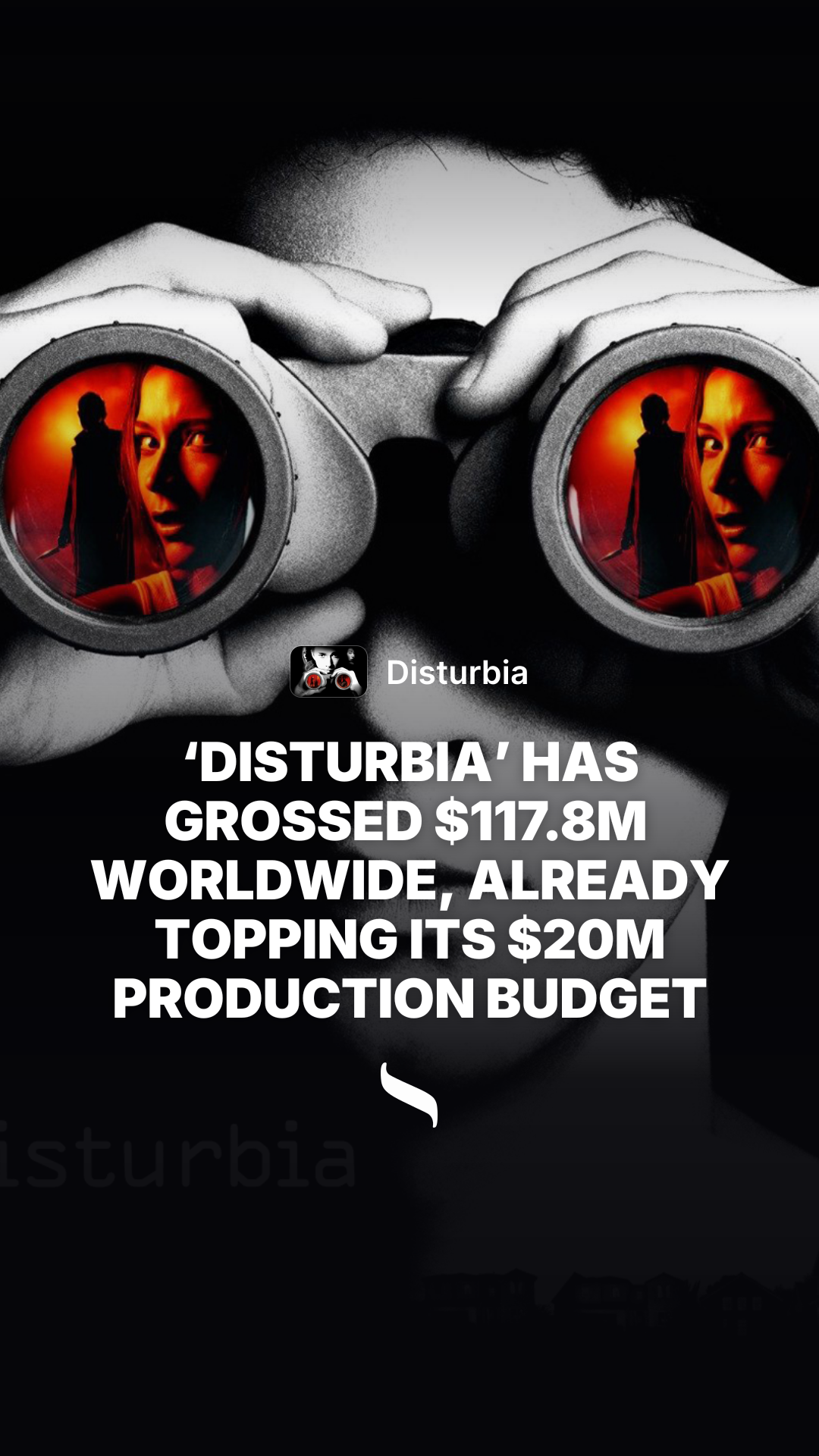 Disturbia share card