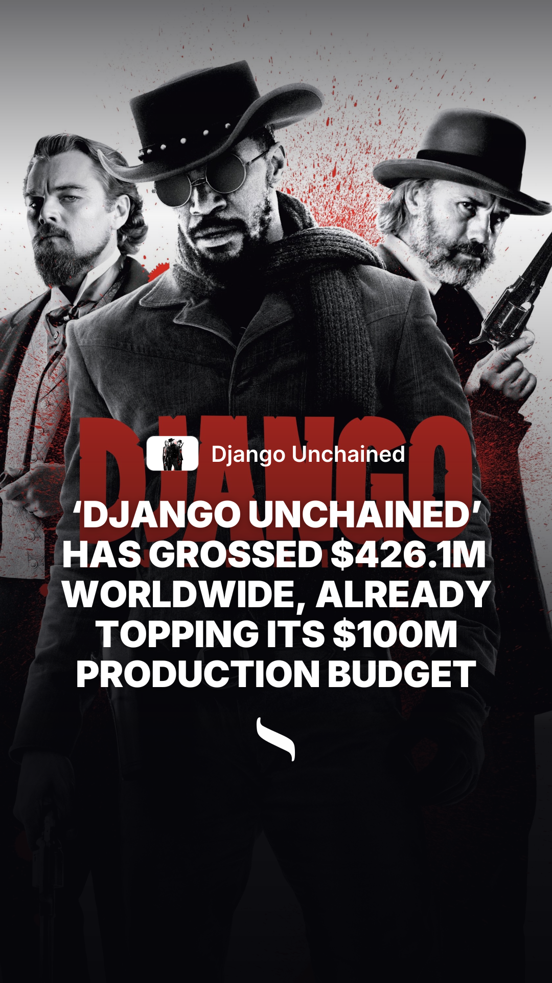 Django Unchained share card