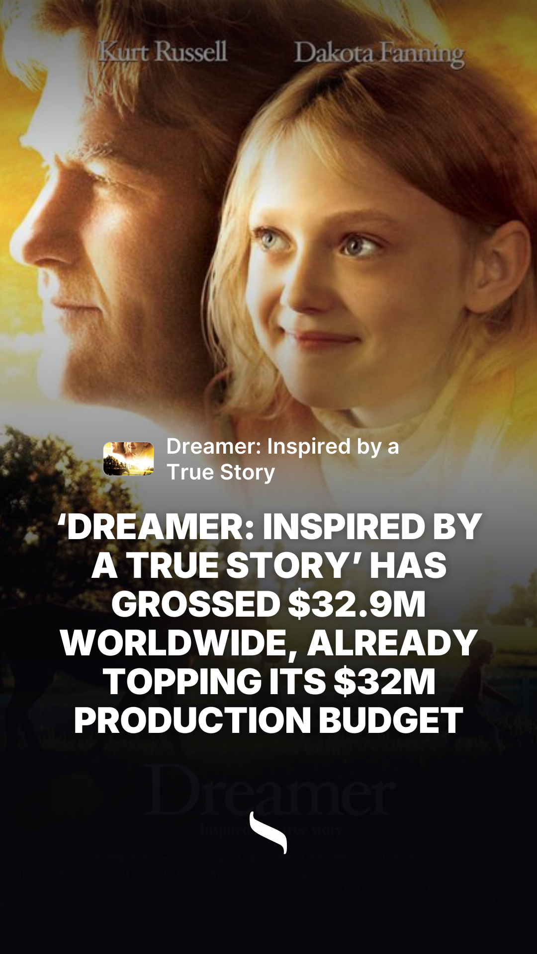 Dreamer: Inspired by a True Story share card