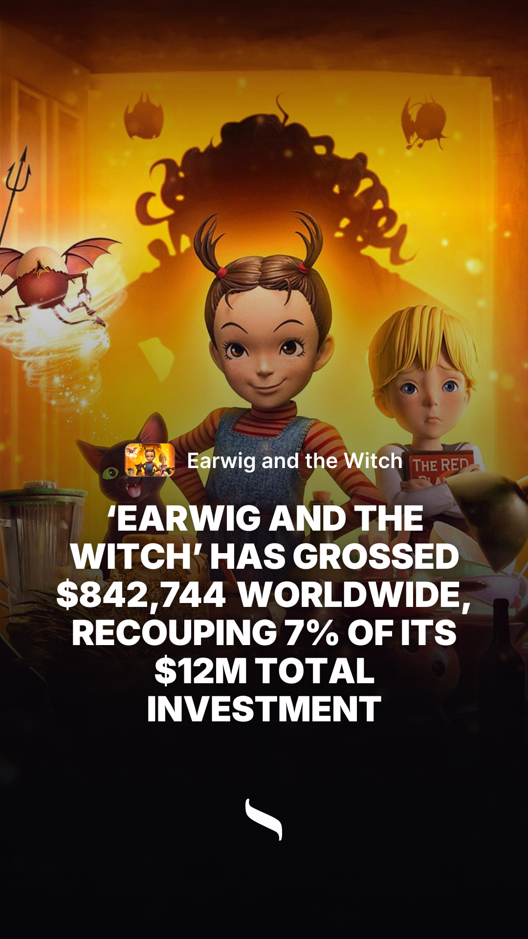 Earwig and the Witch share card