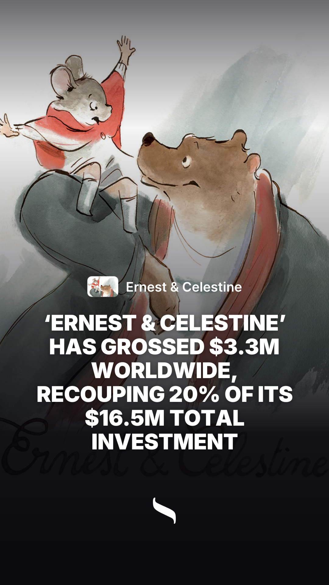 Ernest & Celestine share card