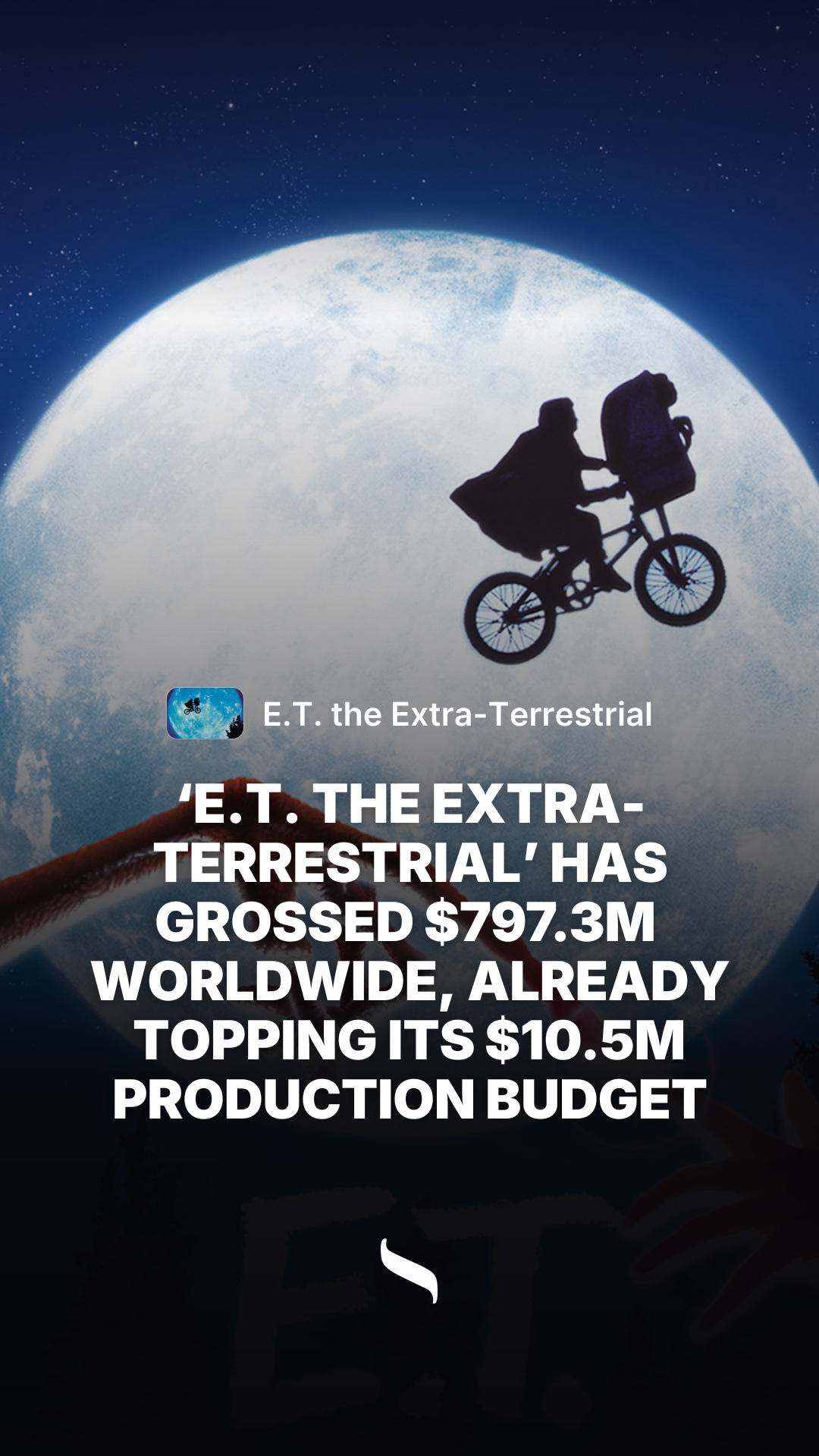 E.T. the Extra-Terrestrial share card
