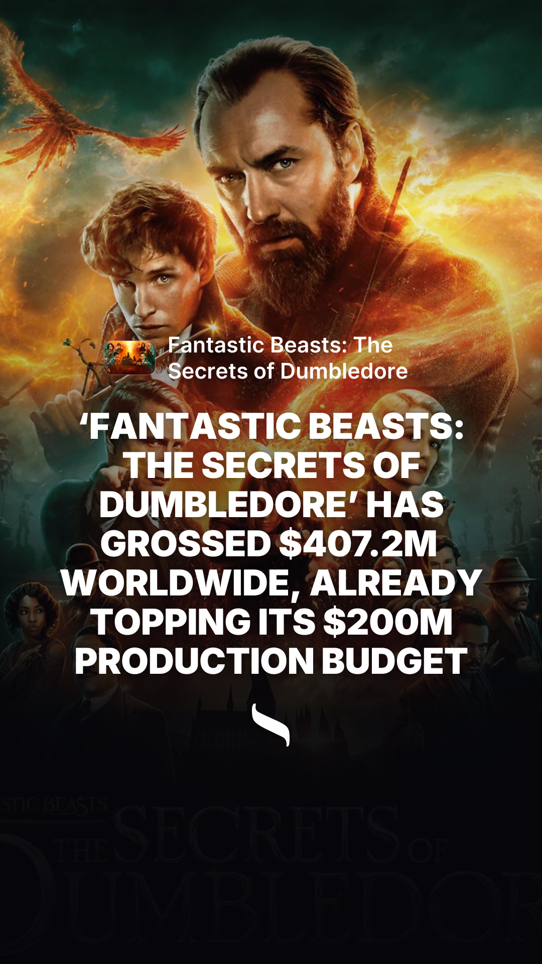 Fantastic Beasts: The Secrets of Dumbledore share card