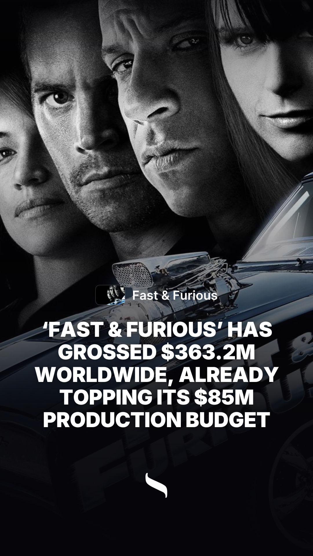 Fast & Furious share card