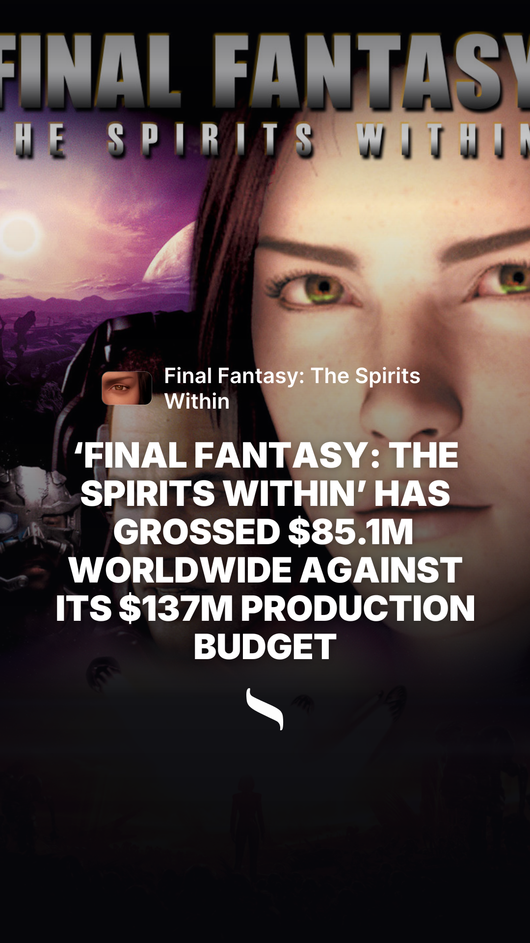 Final Fantasy: The Spirits Within share card