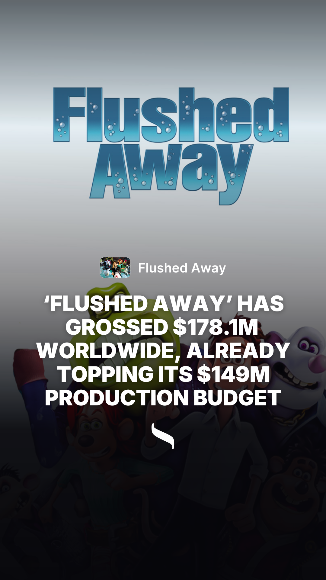 Flushed Away share card