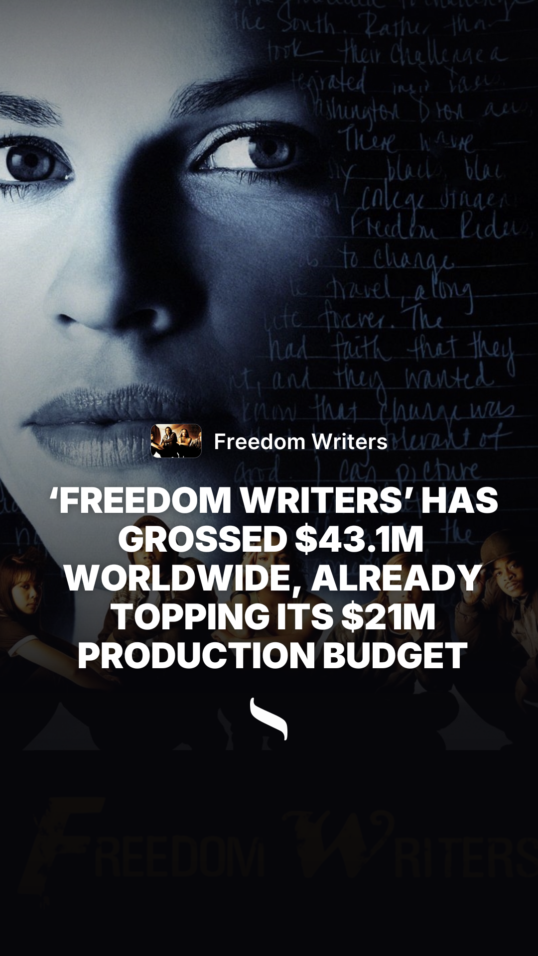 Freedom Writers share card