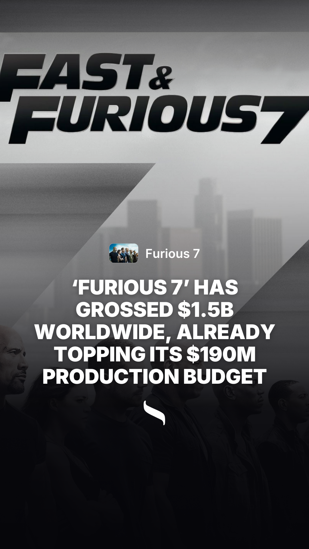 Furious 7 share card