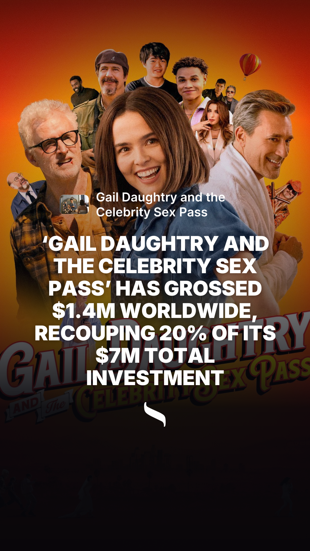 Gail Daughtry and the Celebrity Sex Pass share card