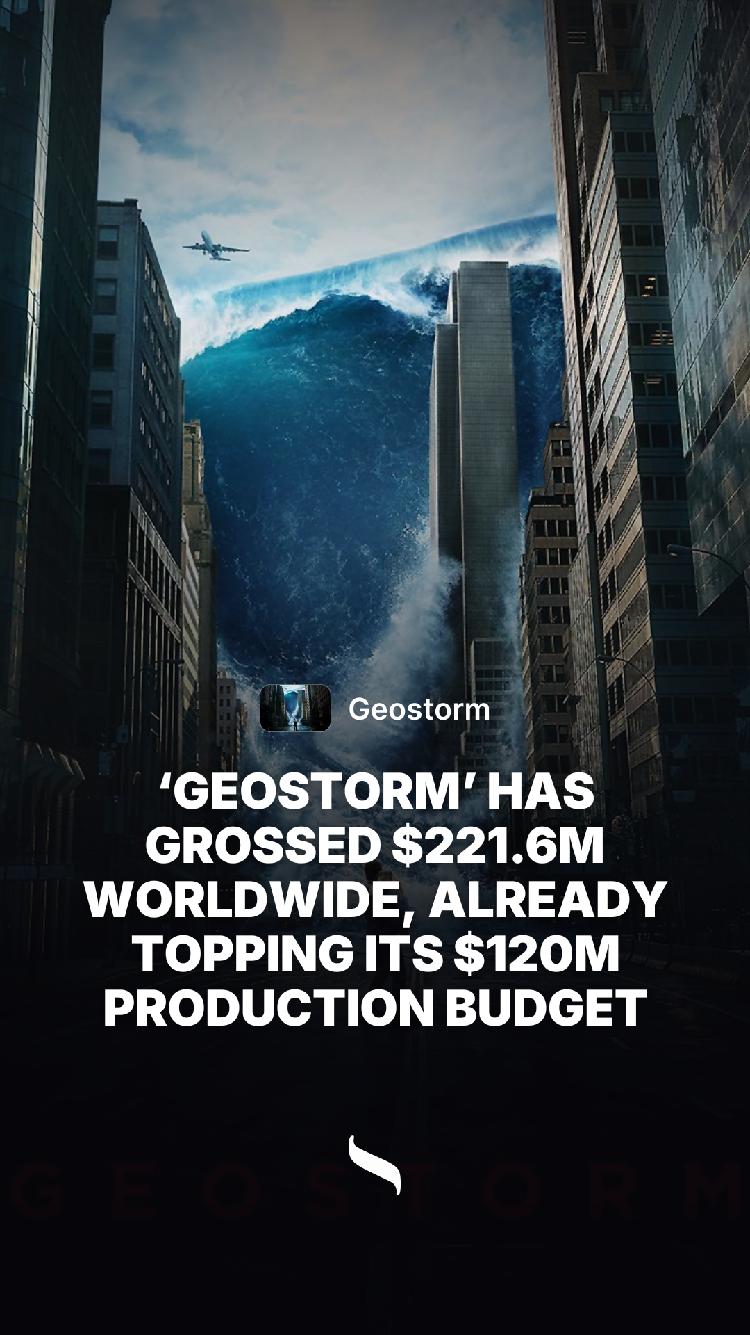 Geostorm share card