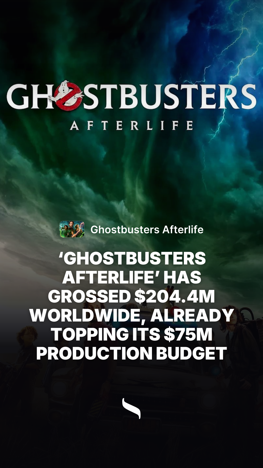 Ghostbusters Afterlife share card