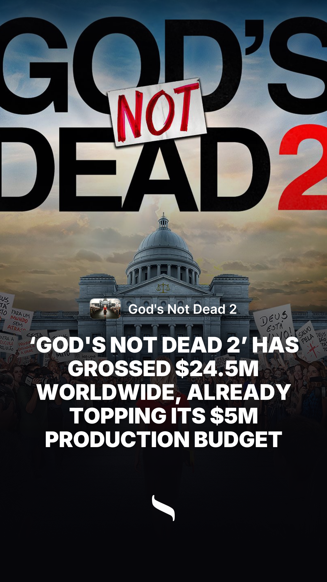 God's Not Dead 2 share card