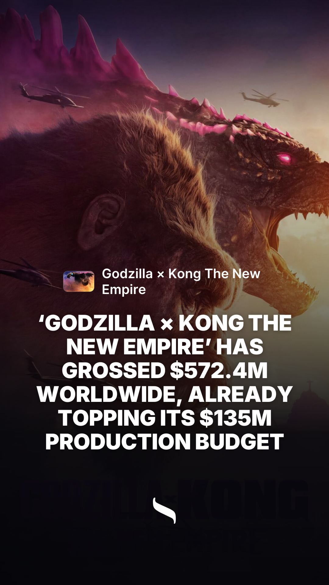 Godzilla × Kong The New Empire share card