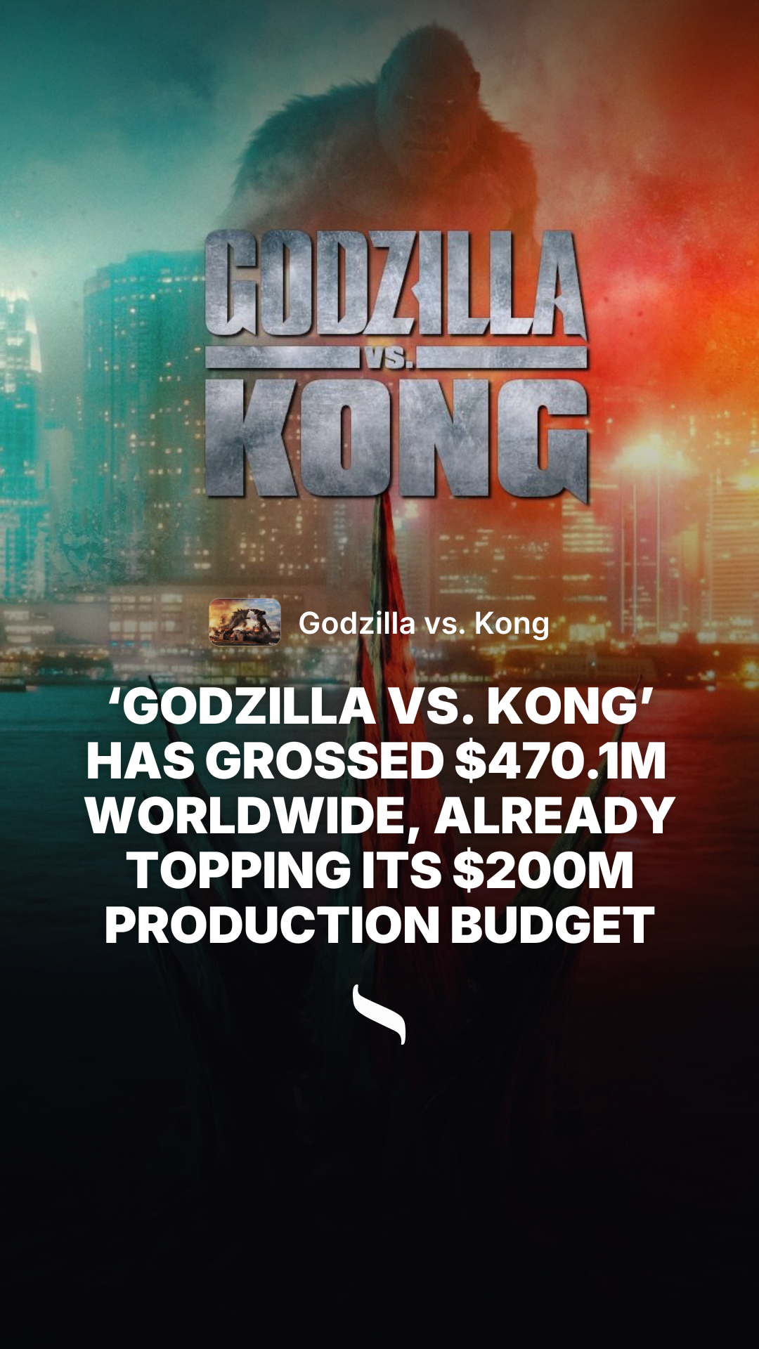 Godzilla vs. Kong share card
