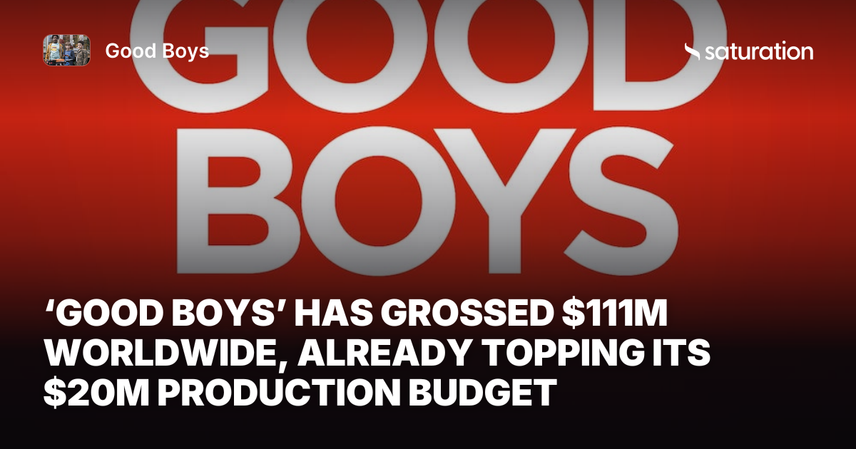 Good Boys share card
