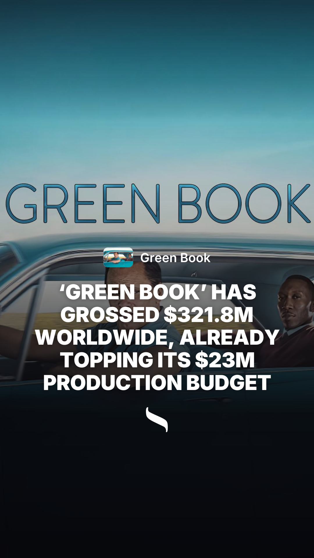 Green Book share card