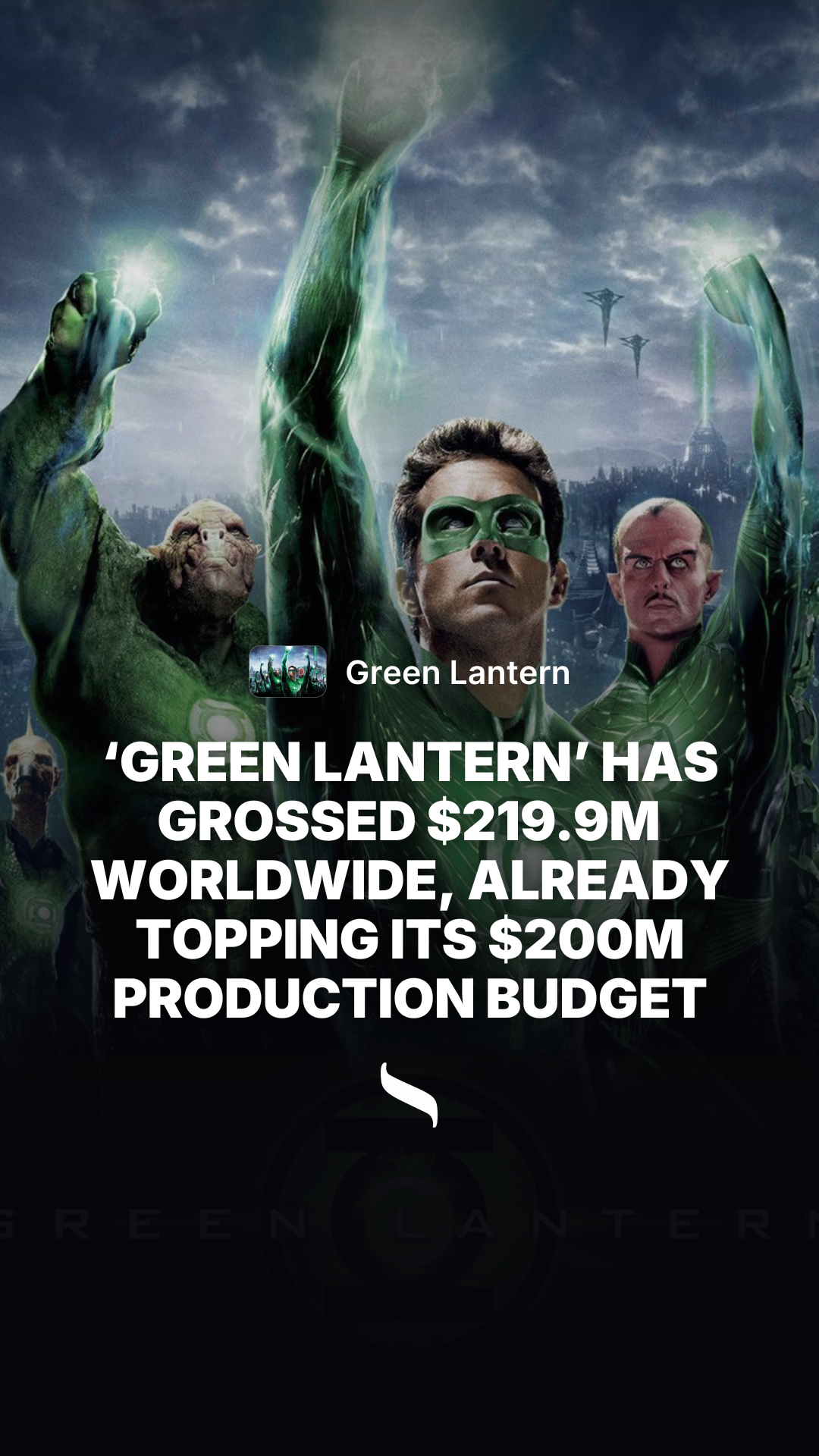 Green Lantern share card