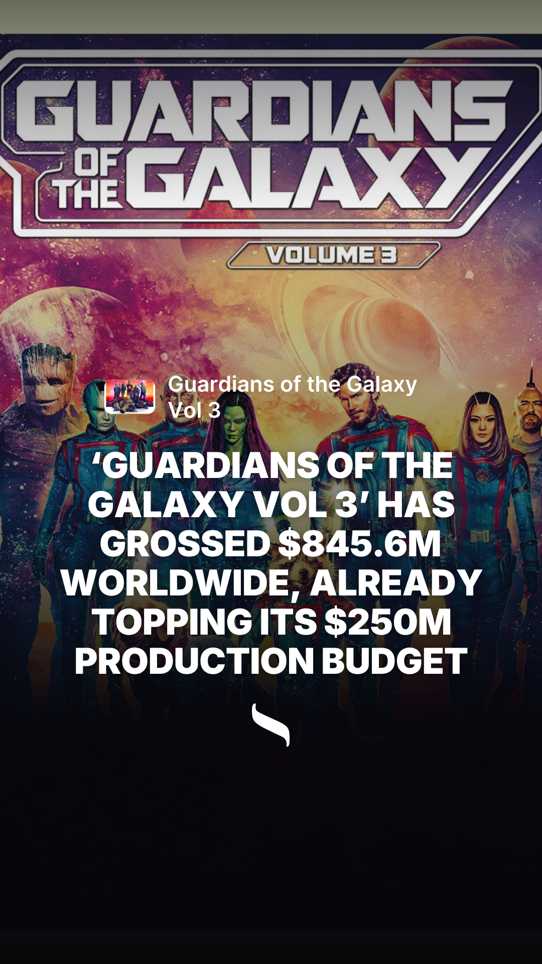 Guardians of the Galaxy Vol 3 share card