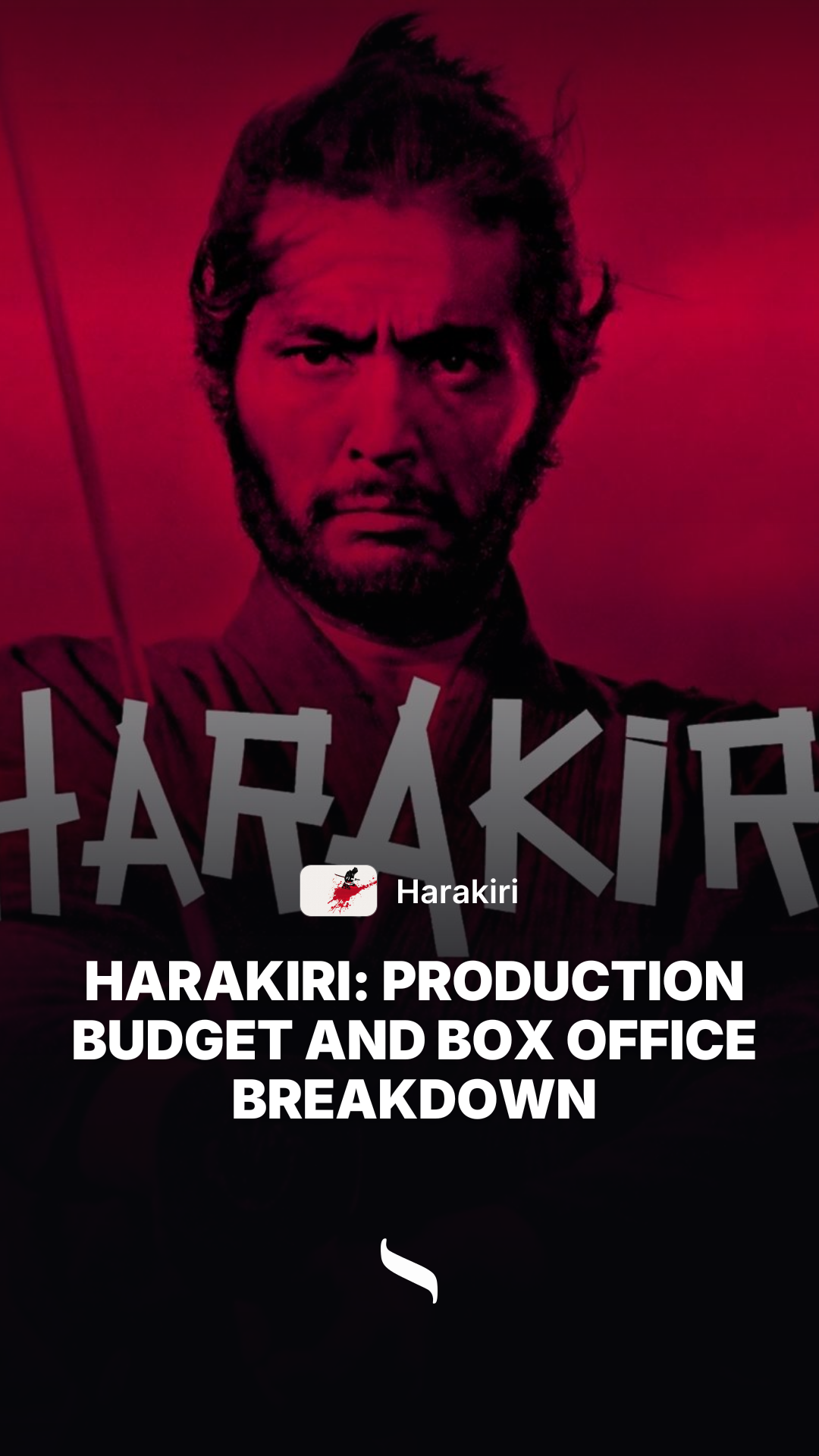 Harakiri share card