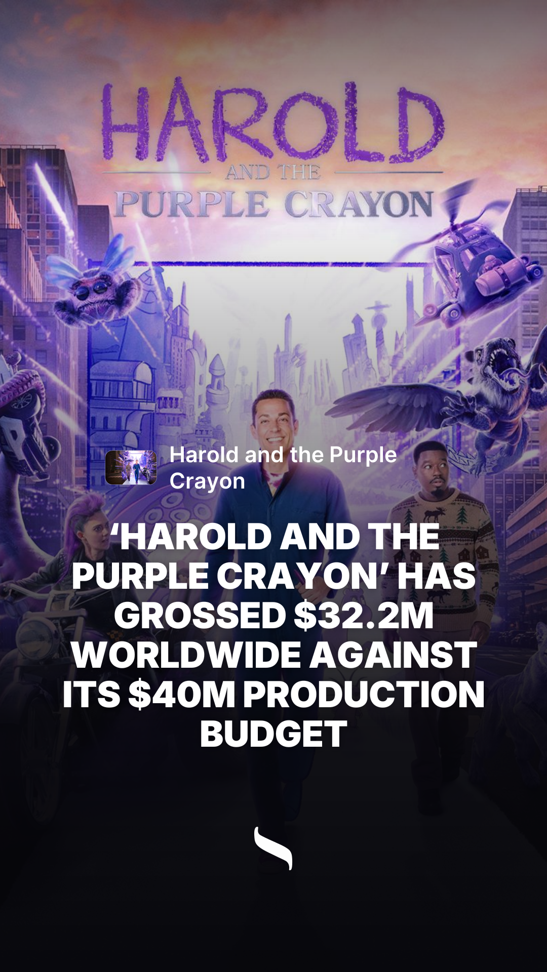 Harold and the Purple Crayon share card