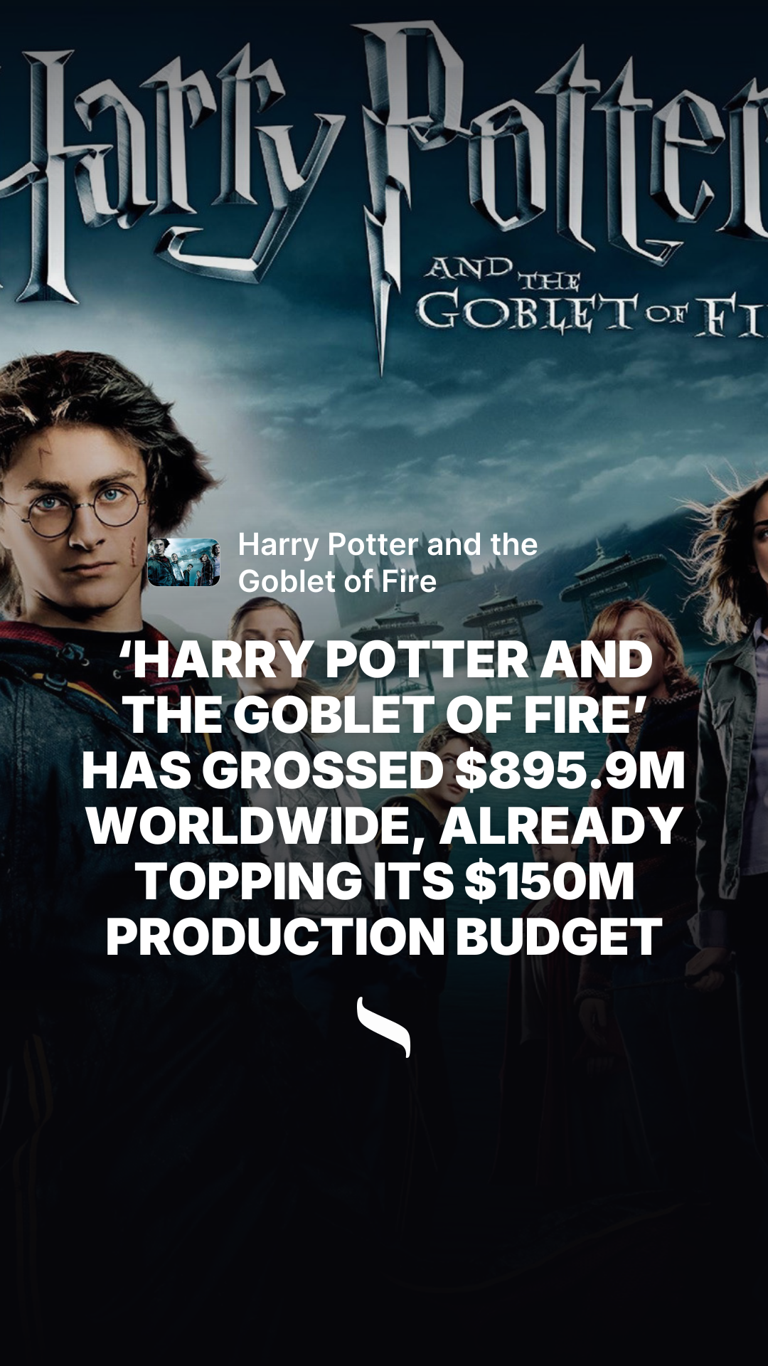 Harry Potter and the Goblet of Fire share card